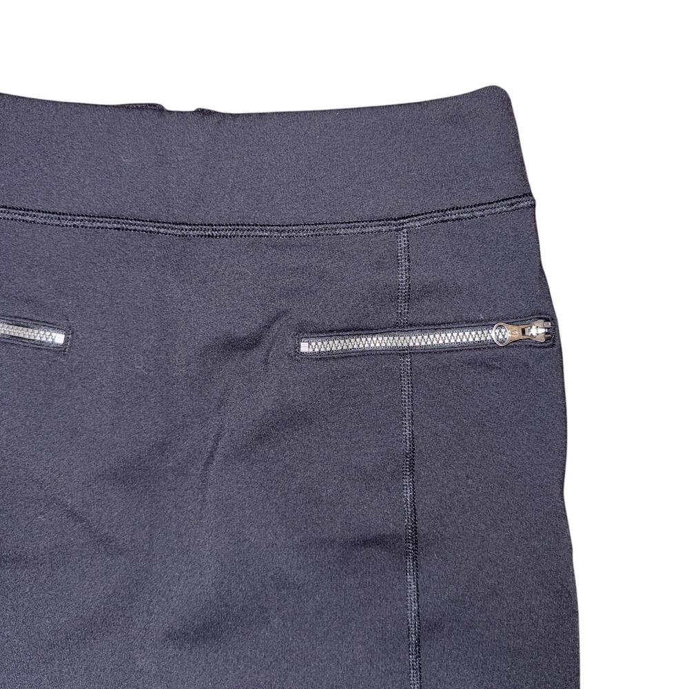 Lululemon‎ Skirt Women's 4 Black Rocket Pencil Retro Front Zip Pockets Stretch - Picture 4 of 5